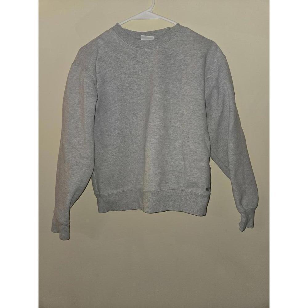 TNA Sweatfleece Cozy Fleece Sweatshirt XS Gray - Picture 1 of 4